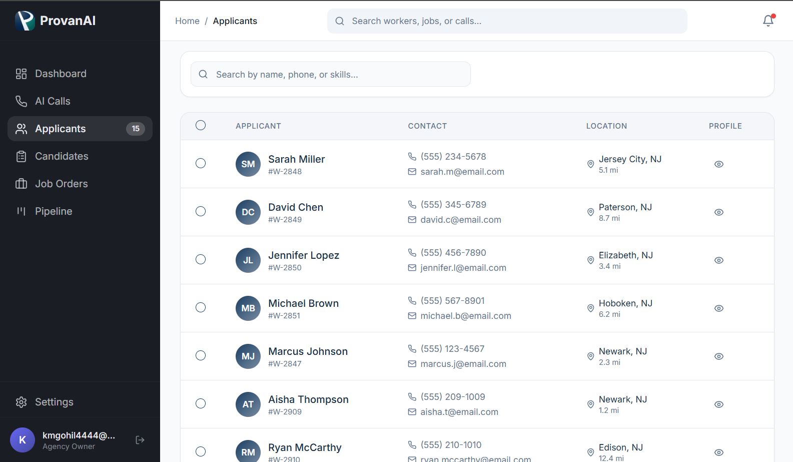 Dashboard Demo